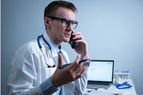 International patient receiving a free medical consultation at Rawa Health Services in India